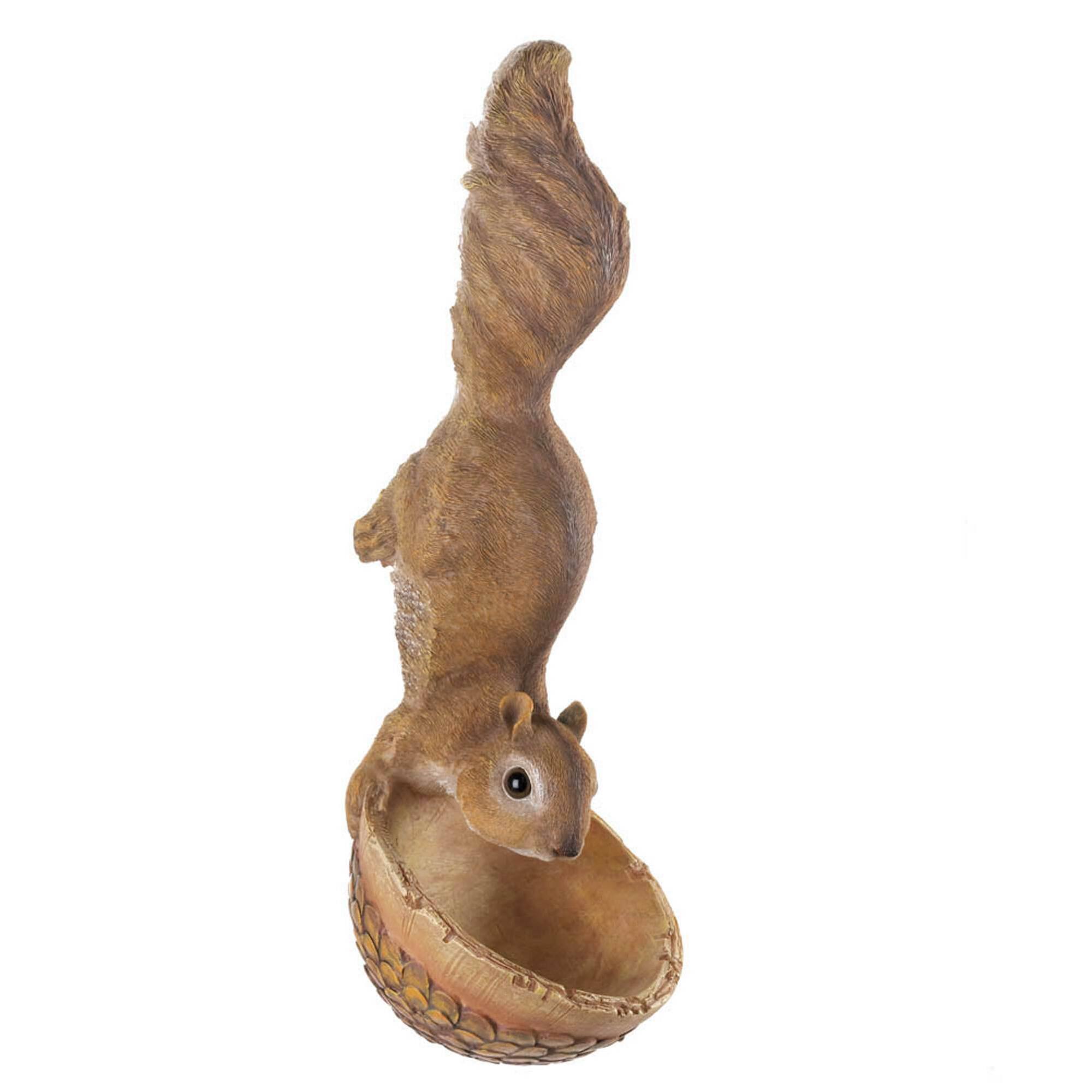 13" Scurrying Squirrel Bird Feeder